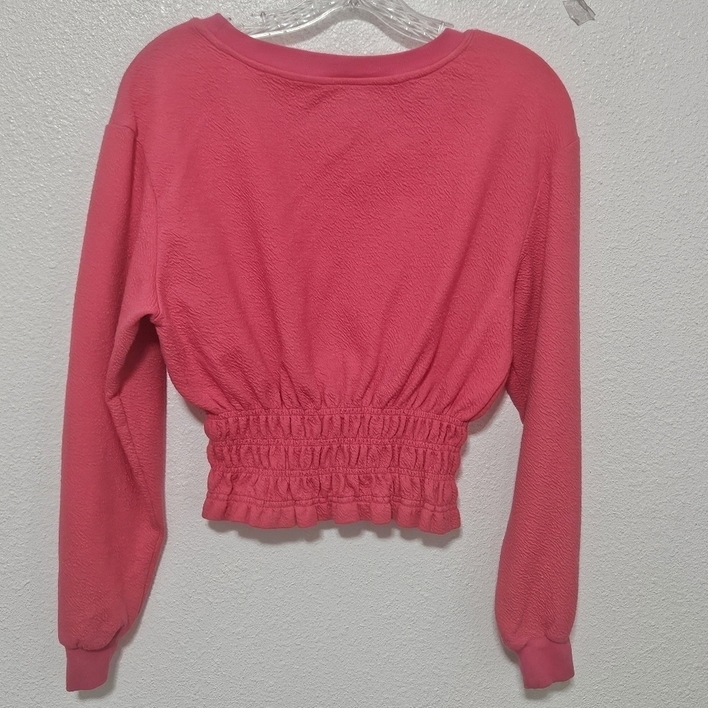 Maeve Anthropologie pink cropped top size x-small - Picture 8 of 11